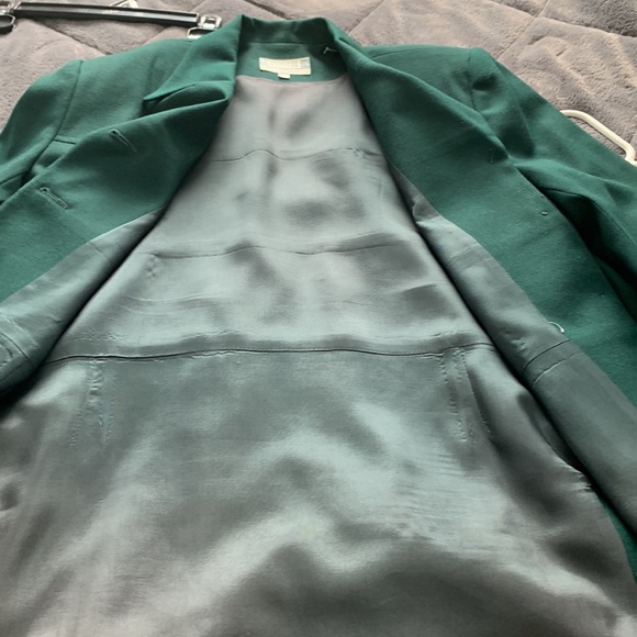 BRAEMAR PETITES by Jeremy Scott 100% wool dark green jacket. - Picture 10 of 14